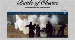 Desktop Screenshot of battleofolustee.org